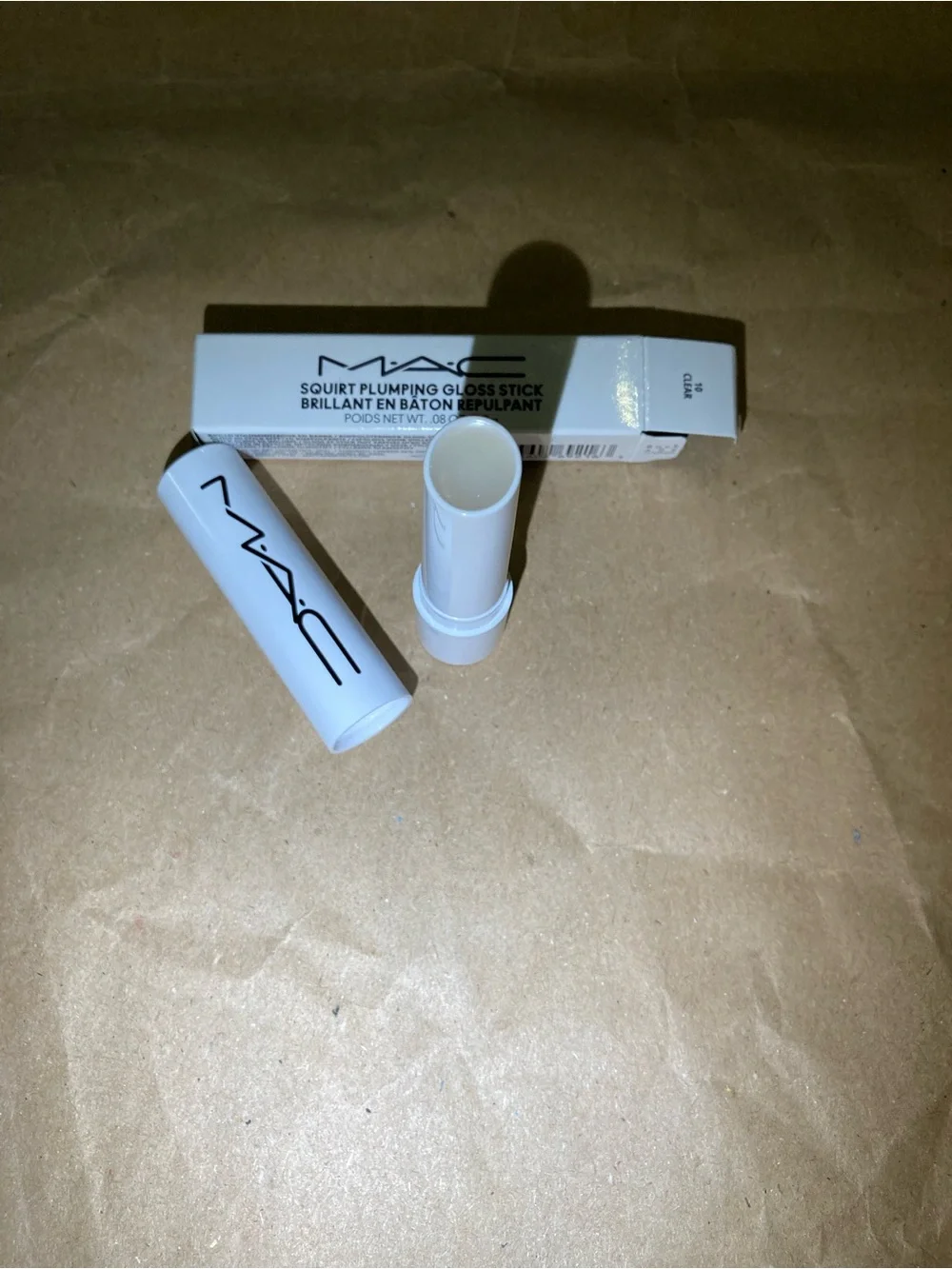 Mac squirt plumping gloss stick (clear)